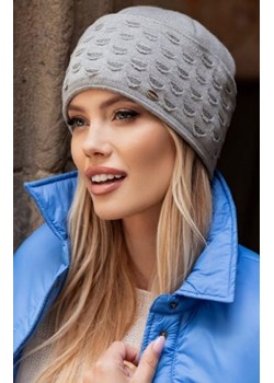 Kamea Funkia czapka damska szara ze sklepu intimiti.pl w kategorii Czapki zimowe damskie - zdjęcie 187906555