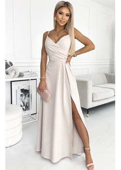 Numoco 299-6 CHIARA elegancka maxi suknia na ramiączkach ze sklepu intimiti.pl w kategorii Sukienki - zdjęcie 187906697