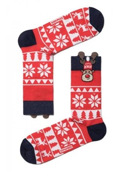 Świąteczne męskie skarpety renifery ze sklepu intimiti.pl w kategorii Skarpetki męskie - zdjęcie 187906738