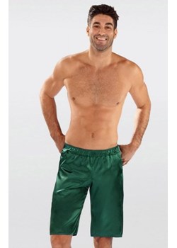 Dkaren Zeus satynowe spodenki męskie zielone ze sklepu intimiti.pl w kategorii Piżamy męskie - zdjęcie 187906768