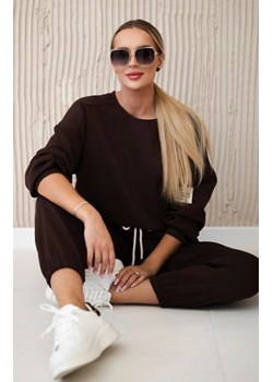 Komplet dresowy bluza i spodnie czarny ze sklepu intimiti.pl w kategorii Dresy damskie - zdjęcie 187906896