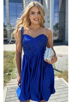 Nifiko Grace bombka gorsetowa sukienka chabrowa ze sklepu intimiti.pl w kategorii Sukienki - zdjęcie 187906966