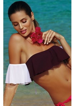 Marko Top kąpielowy Grace Vigneto-Bianco M-488 (4) ze sklepu intimiti.pl w kategorii Stroje kąpielowe - zdjęcie 187907379