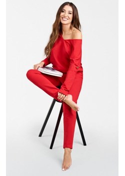 Italian Fashion Karina komplet dresowy czerwony ze sklepu intimiti.pl w kategorii Dresy damskie - zdjęcie 187907475