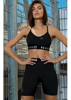 Czarny sportowy top damski F5523/V2 ze sklepu intimiti.pl w kategorii Bluzki damskie - zdjęcie 187907679