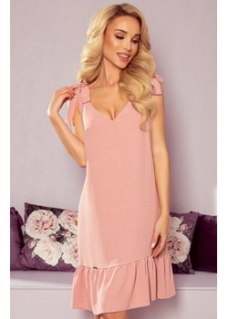 Numoco 306-3 ROSITA sukienka z kokardkami na ramionach i falbanką ze sklepu intimiti.pl w kategorii Sukienki - zdjęcie 187907745