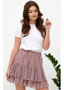 Szyfonowa mini spódniczka w kwiaty 0036/R04 ze sklepu intimiti.pl w kategorii Spódnice - zdjęcie 187907747