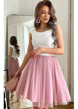 Bicotone 283-36 rozkloszowana sukienka z tiulem ze sklepu intimiti.pl w kategorii Sukienki - zdjęcie 187907876