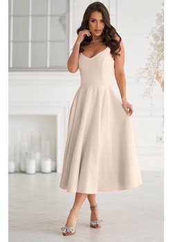 Efektowna rozkloszowana sukienka midi 244-21 ze sklepu intimiti.pl w kategorii Sukienki - zdjęcie 187908047