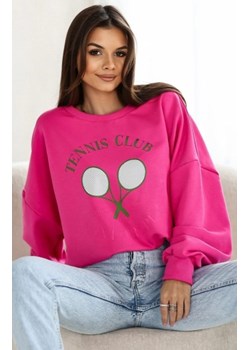 Oversizowa bluza damska Saint Tropez fuksja ze sklepu intimiti.pl w kategorii Bluzy damskie - zdjęcie 187908079