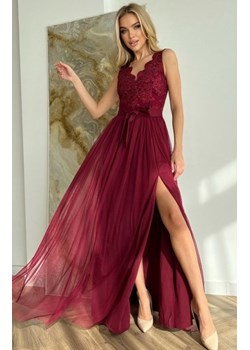 Bicotone wieczorowa sukienka z koronką 265-10 ze sklepu intimiti.pl w kategorii Sukienki - zdjęcie 187908177