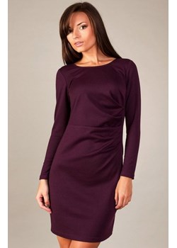 Vera Fashion Sophie sukienka śliwka ze sklepu intimiti.pl w kategorii Sukienki - zdjęcie 187908377