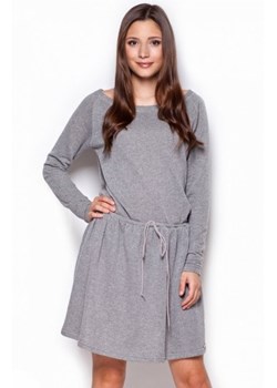 Figl M334 sukienka ciemny szary ze sklepu intimiti.pl w kategorii Sukienki - zdjęcie 187908448