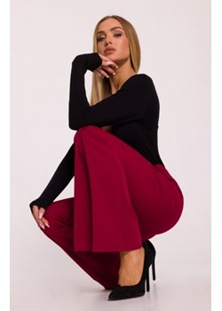 Moe spodnie dzwony bordowe M874 ze sklepu intimiti.pl w kategorii Spodnie damskie - zdjęcie 187908695