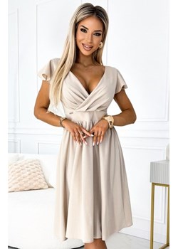 Numoco 425-7 MATILDE sukienka z dekoltem i krótkim rękawkiem ze sklepu intimiti.pl w kategorii Sukienki - zdjęcie 187908707