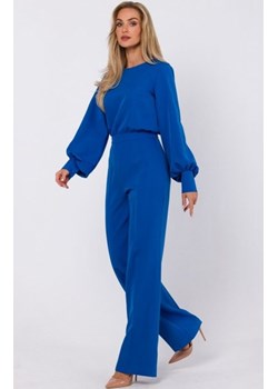 Moe M754 elegancki kombinezon damski niebieski ze sklepu intimiti.pl w kategorii Kombinezony damskie - zdjęcie 187908719