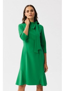 Stylove S346 sukienka z wiązaniem przy szyi zielona ze sklepu intimiti.pl w kategorii Sukienki - zdjęcie 187908806