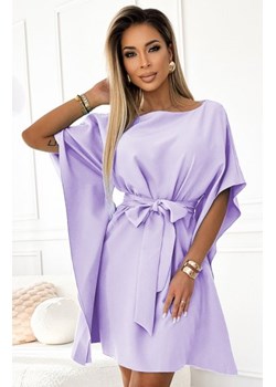 Numoco 287-29 SOFIA kobieca sukienka motyl z wiązaniem w pasie ze sklepu intimiti.pl w kategorii Sukienki - zdjęcie 187908927