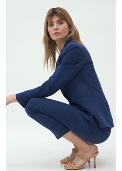 Klasyczny granatowy żakiet Nife Z38 ze sklepu intimiti.pl w kategorii Marynarki damskie - zdjęcie 187909078