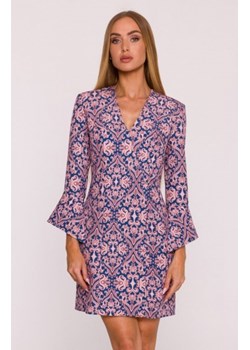 Moe sukienka z szerokimi mankietami wzór M877/3 ze sklepu intimiti.pl w kategorii Sukienki - zdjęcie 187909157