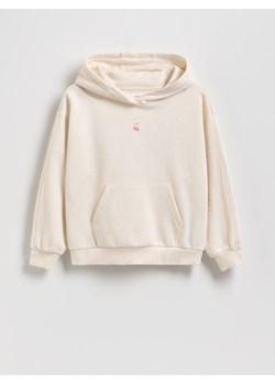 Reserved - Bluza z kapturem - kremowy ze sklepu Reserved w kategorii Bluzy dziewczęce - zdjęcie 187909485