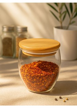 Sinsay - Pojemnik na żywność z bambusową pokrywką - biały ze sklepu Sinsay w kategorii Pojemniki kuchenne - zdjęcie 187910177