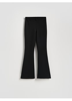 Reserved - Spodnie z wiskozą - czarny ze sklepu Reserved w kategorii Spodnie damskie - zdjęcie 187910905