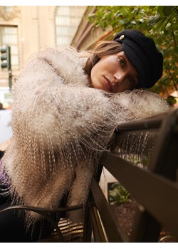 Reserved - Sztuczne futerko z piórami - wielobarwny ze sklepu Reserved w kategorii Futra damskie - zdjęcie 187912639