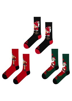 Skarpetki Mikołaj kulturysta + pijaczek + tyłek 3-pak ze sklepu Sklep SOXO w kategorii Skarpetki damskie - zdjęcie 187913197