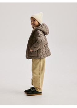 Reserved - Lekka pikowana kurtka - brązowy ze sklepu Reserved w kategorii Kurtki dziewczęce - zdjęcie 187913368