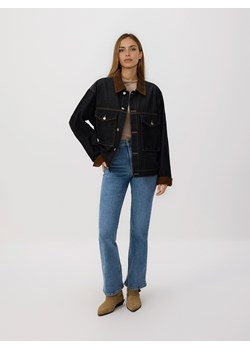 Reserved - Jeansy flare z krótszą nogawką - niebieski ze sklepu Reserved w kategorii Jeansy damskie - zdjęcie 187913616