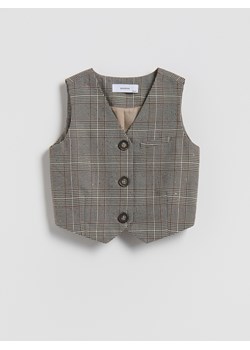 Reserved - Kamizelka w kratę - wielobarwny ze sklepu Reserved w kategorii Kamizelki dziewczęce - zdjęcie 187913715