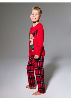 Sinsay - Świąteczna piżama dwuczęściowa z nadrukiem renifera - czerwony ze sklepu Sinsay w kategorii Piżamy dziecięce - zdjęcie 187914029