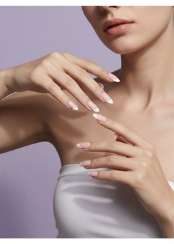 Sinsay - Sztuczne paznokcie migdałki french 24 pack - różowy ze sklepu Sinsay w kategorii Sztuczne paznokcie - zdjęcie 187914056