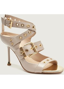 Liu Jo Skórzane sandały na szpilce TRACY 04 ze sklepu Gomez Fashion Store w kategorii Sandały damskie - zdjęcie 187914659