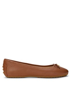 Baleriny Lauren Ralph Lauren 802942766002 Brązowy ze sklepu eobuwie.pl w kategorii Balerinki - zdjęcie 187914709
