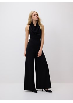 Reserved - Kombinezon z szerokimi nogawkami - czarny ze sklepu Reserved w kategorii Kombinezony damskie - zdjęcie 187915196