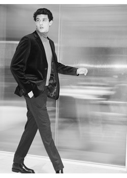 Reserved - Spodnie carrot z kantem - ciemnoszary ze sklepu Reserved w kategorii Spodnie męskie - zdjęcie 187916307