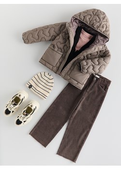 Reserved - Lekka pikowana kurtka - brązowy ze sklepu Reserved w kategorii Kurtki dziewczęce - zdjęcie 187916336