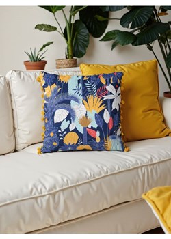 Sinsay - Poduszka z ozdobnymi chwostami na brzegach - wielobarwny ze sklepu Sinsay w kategorii Poduszki dekoracyjne - zdjęcie 187917459