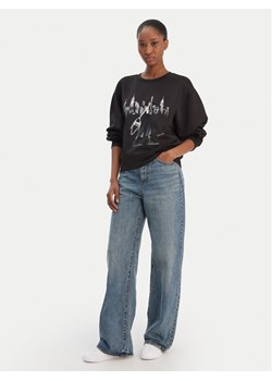 DKNY Bluza P5MOQCSC Czarny Regular Fit ze sklepu MODIVO w kategorii Bluzy damskie - zdjęcie 187917697