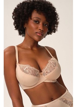 Esotiq biustonosz półusztywniany semi-soft Bethany 41111-80X, Kolor beżowy, Rozmiar 70E, Esotiq ze sklepu Intymna w kategorii Biustonosze - zdjęcie 187918117
