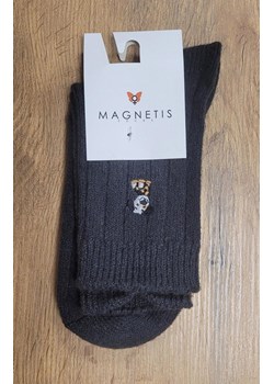 Ciepłe skarpetki damskie z aplikacją grafitowe YN5063, Kolor grafitowy, Rozmiar uniwersalny, Magnetis ze sklepu Intymna w kategorii Skarpetki damskie - zdjęcie 187918258