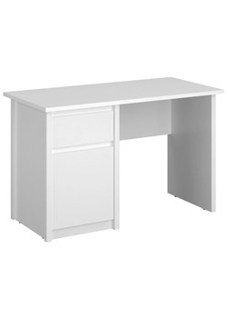 Białe biurko skandynawskie z szufladą W0-N21 ze sklepu Edinos.pl w kategorii Biurka i sekretarzyki - zdjęcie 187918529