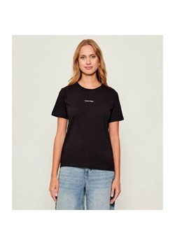Calvin Klein T-shirt | Regular Fit ze sklepu Gomez Fashion Store w kategorii Bluzki damskie - zdjęcie 187918638