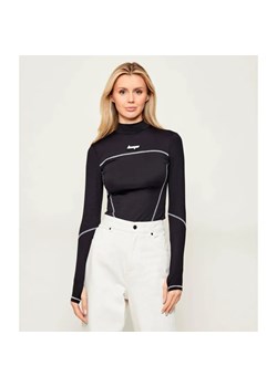 Hugo Blue Półgolf Nisportie_B | Slim Fit ze sklepu Gomez Fashion Store w kategorii Bluzki damskie - zdjęcie 187920398