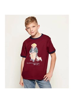 POLO RALPH LAUREN T-shirt | Regular Fit ze sklepu Gomez Fashion Store w kategorii T-shirty chłopięce - zdjęcie 187922429