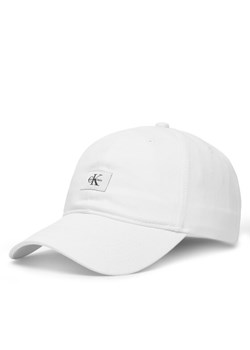 Czapka z daszkiem Calvin Klein Monologo Woven Patch Bb Cap LV04D5077G Biały ze sklepu eobuwie.pl w kategorii Czapki z daszkiem męskie - zdjęcie 187922549