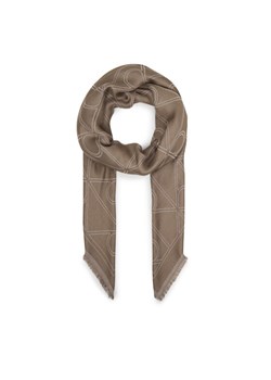 Calvin Klein Chusta Emblem Aop Contrast Lw Square Sc LV04F8077G Beżowy ze sklepu MODIVO w kategorii Szaliki i chusty damskie - zdjęcie 187922966