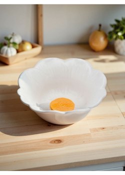 Sinsay - Mała miska w kształcie kwiata - biały ze sklepu Sinsay w kategorii Miski - zdjęcie 187923356